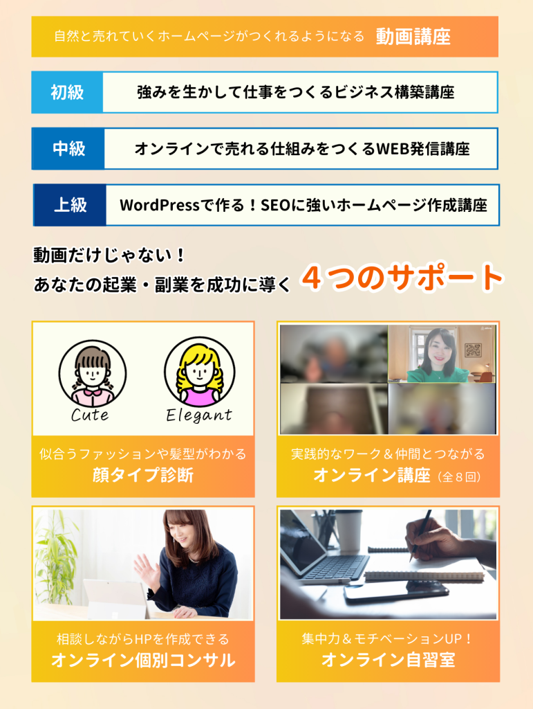 ひとり起業プログラム　カリキュラム